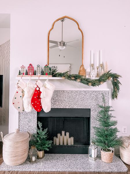 Boho Christmas mantle decor, boho Christmas decor, fireplace decor, Christmas stocking holder, Target Christmas, wondershop

#LTKhome #LTKSeasonal #LTKHoliday