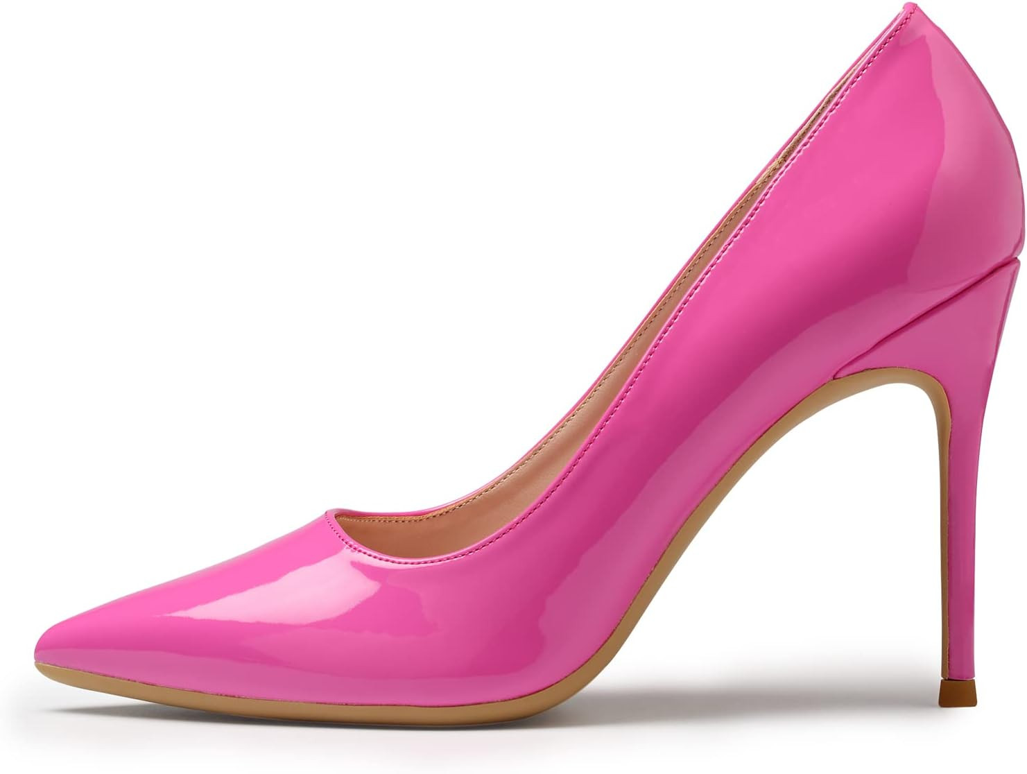 GENSHUO High Heels Pumps for Women Closed Toe,Sexy Pointy Stiletto Heels 4 Inch,Party Prom Dress ... | Amazon (US)