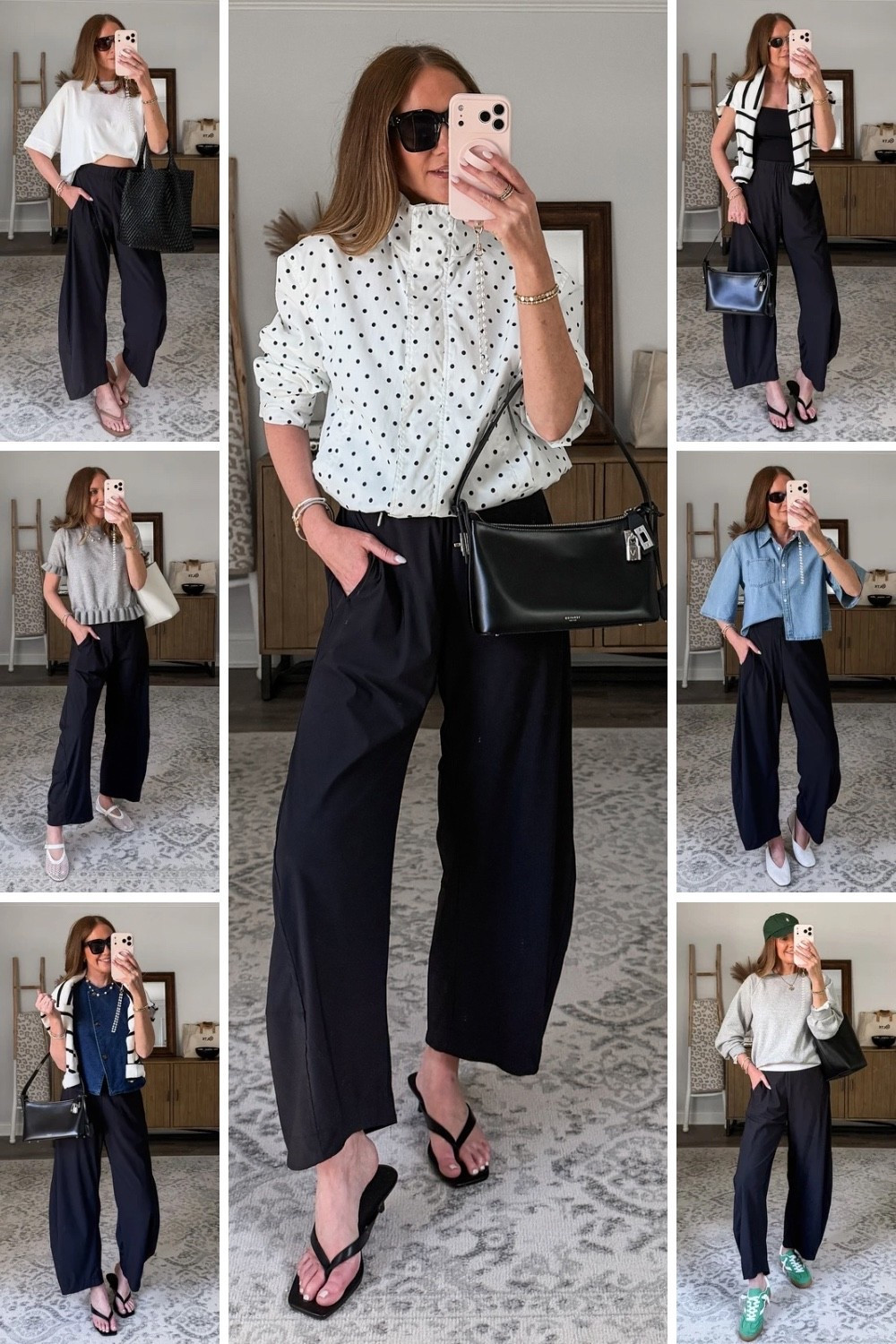The pants that do it all. 

Designer-inspired, ridiculously comfortable, and somehow work for coffee runs, office days, travel, and everything in between.

I styled them 7 different ways to show just how versatile they are-and honestly, they might be the hardest-working piece in my closet.

• Workwear
* Travel-ready
• Sneakers, flats, or sandals
Which look is your favorite: 1, 2, 3, 4, 5, 6, or 7?

#amazonfashion #amazonfinds #fashionfinds #styleover40
#wearitmultipleways 

capsule wardrobe || versatile style || travel outfit || workwear style || casual chic || Amazon style || outfit inspiration || everyday style || fashion reels || summer style

#LTKOver40 #LTKWorkwear #LTKTall