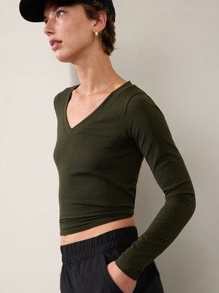 Renew Seamless V-Neck Top | Athleta