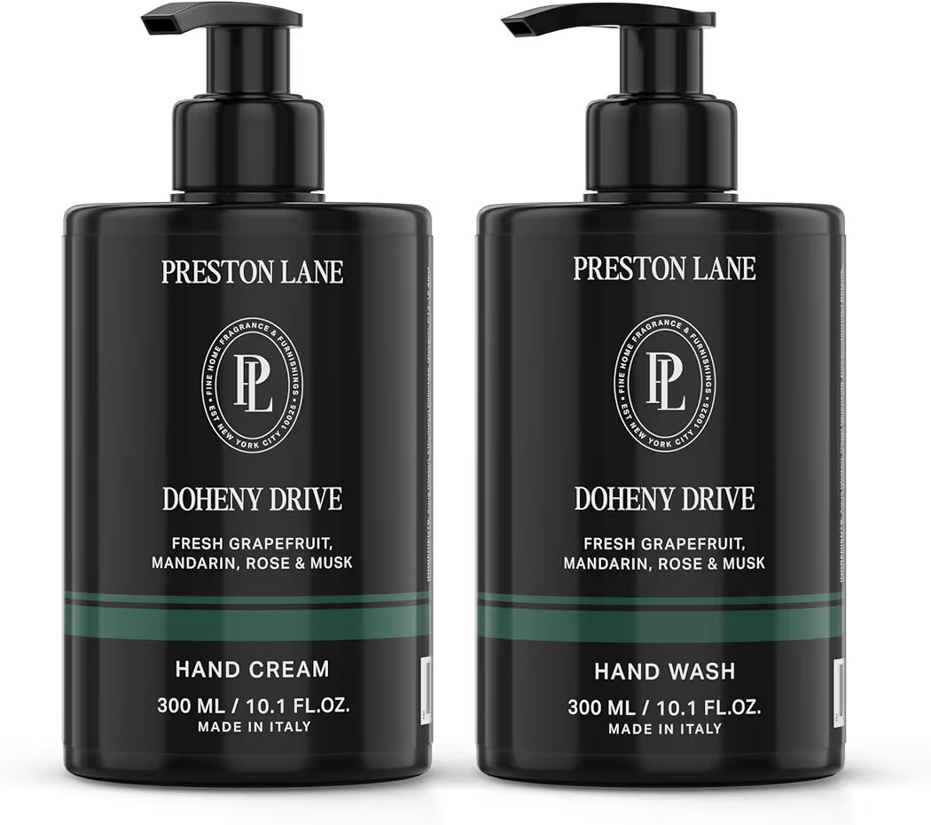 Preston Lane Hand Soap & Lotion Set, Doheny Drive Scent – Hydrating Hand Wash and Moisturizing ... | Amazon (US)