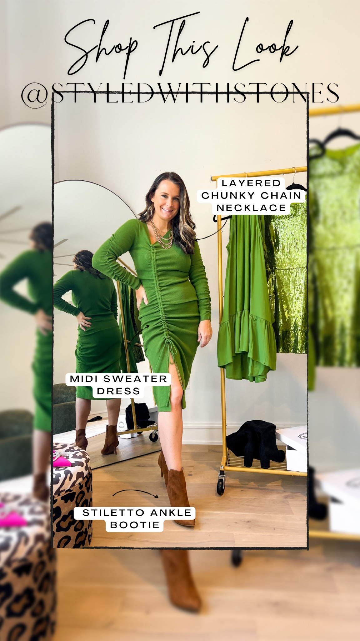 Walmart has an amazing selection of fashion forward styles, that will keep you on trend and on budget this holiday season! @walmartfashion #ad #walmartfashion 

Green is the IT color for the holidays! Don’t be afraid to pair your favorite Green Party dress with a bold accessory like these hot pink heels or go neutral with a cognac bootie. Which look is YOUR favorite? 

#LTKshoecrush #LTKSeasonal #LTKHoliday