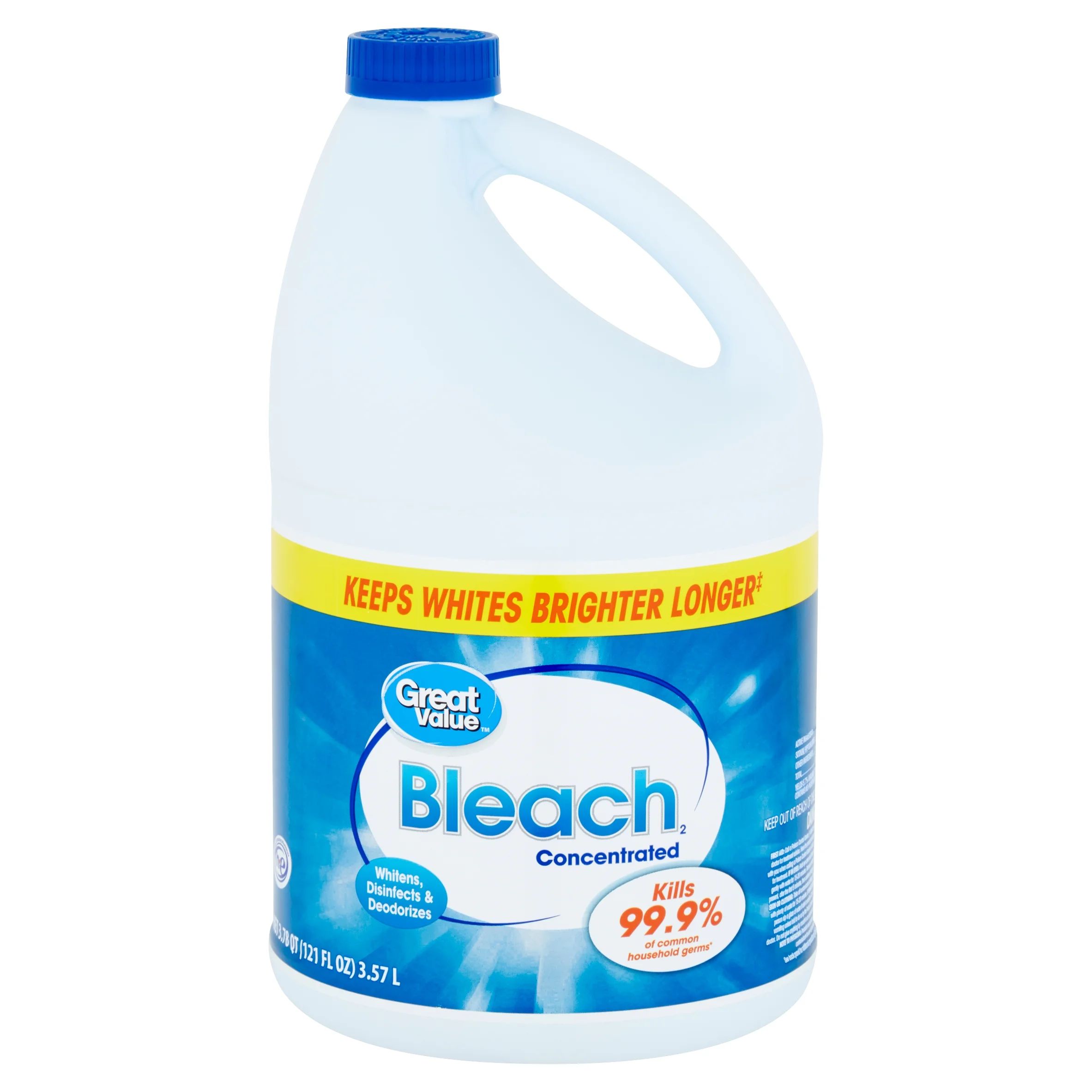 Great Value Concentrated Bleach, 121oz - Walmart.com | Walmart (US)