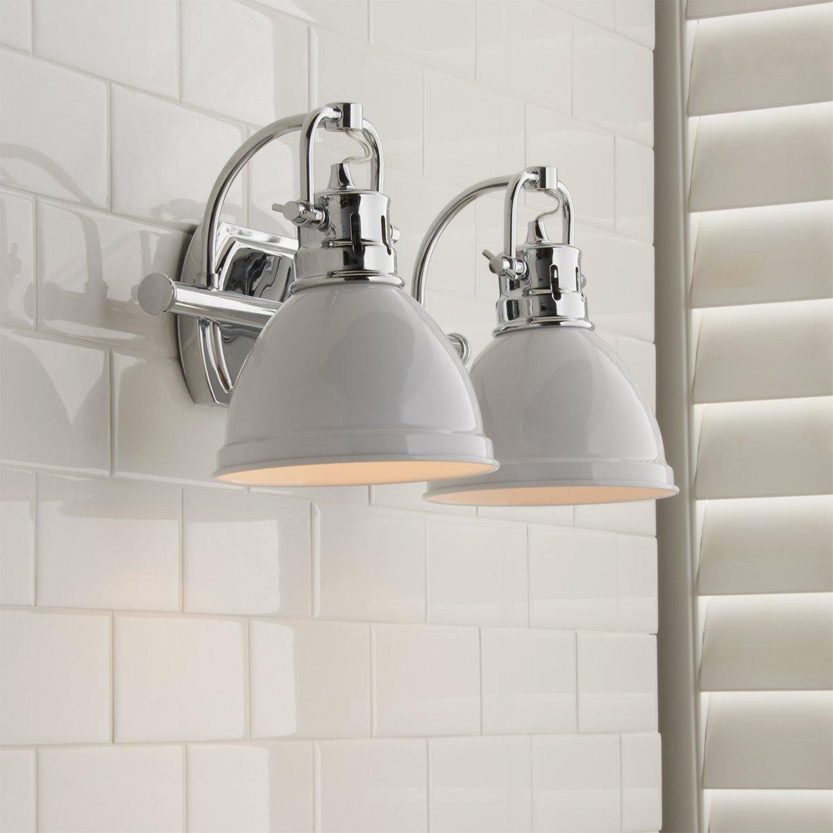 Classic Dome Shade Vanity Light - 2 Light | Shades of Light