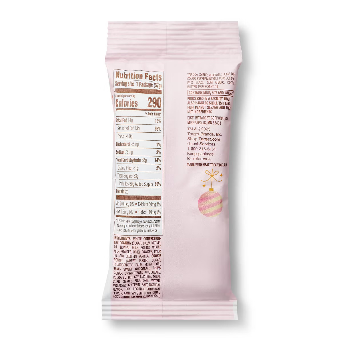 Christmas Peppermint Twist Cookie Dough Bites - 2oz - Favorite Day™ | Target