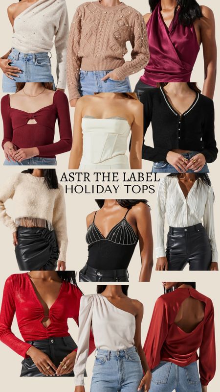 Astr The Label has some great holiday top options as well! Perfect to pair with jeans or leather pants!


Sweater, rhinestones, silk, corset, pearl, one shoulder

#LTKstyletip #LTKSeasonal #LTKHoliday