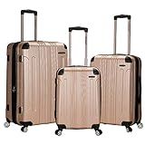 Rockland London Hardside Spinner Wheel Luggage, Champagne, 3-Piece Set (20/24/28) | Amazon (US)