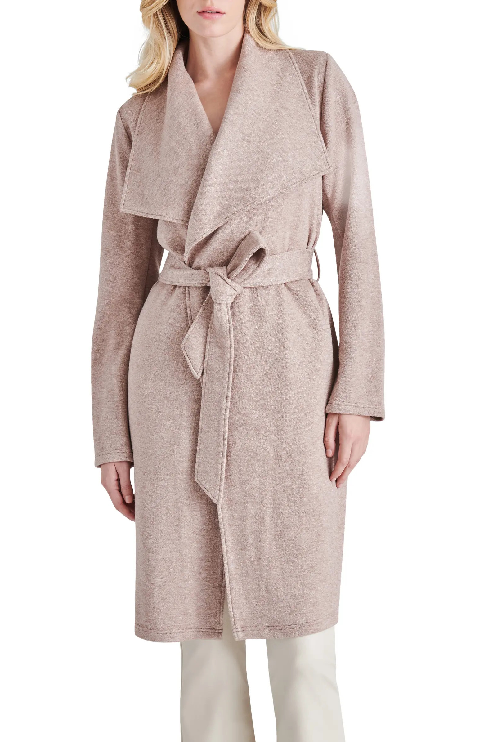 Wing Collar Knit Coat | Nordstrom