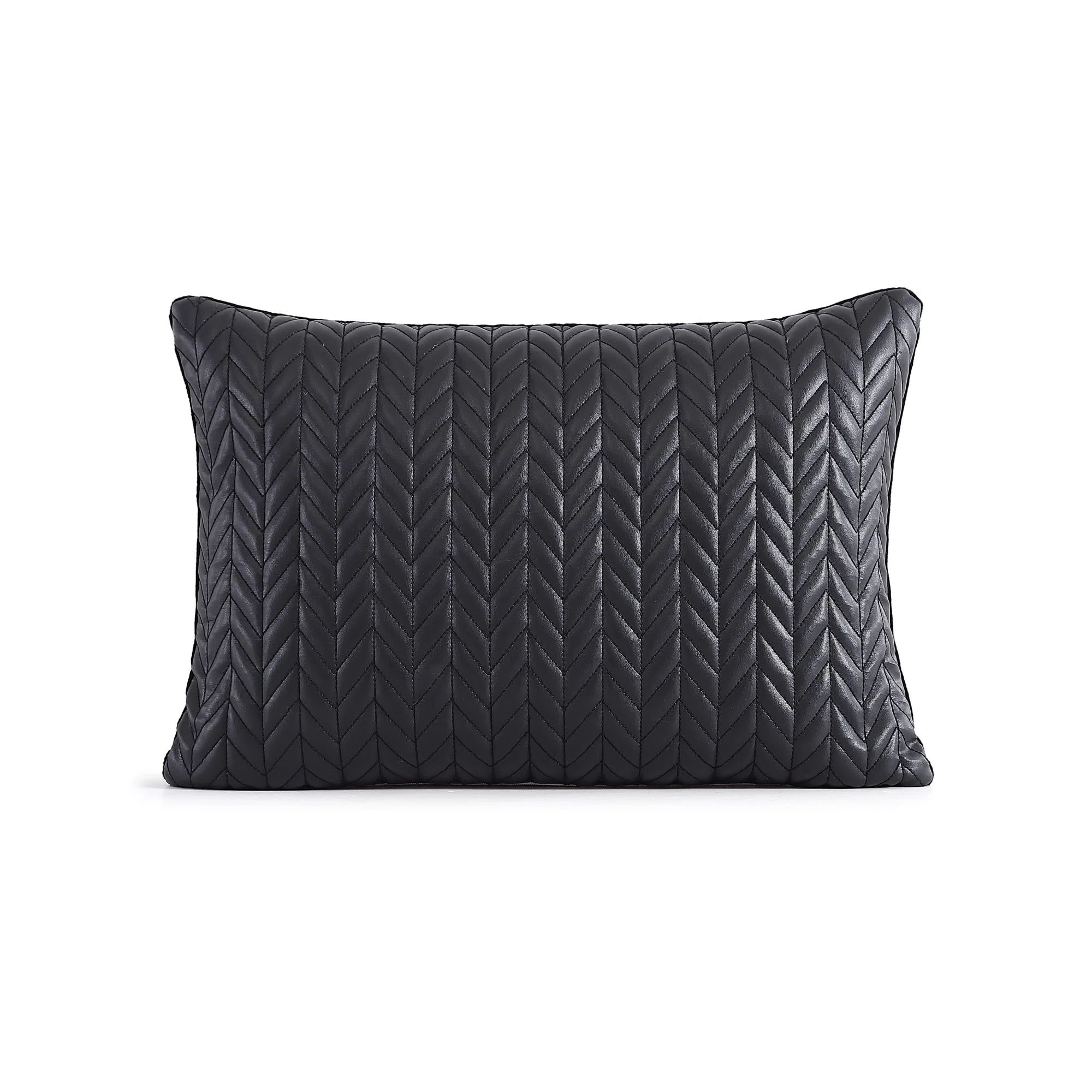 Karl Lagerfeld Paris Quilted Faux Leather Throw Pillow & Reviews | Wayfair | Wayfair North America