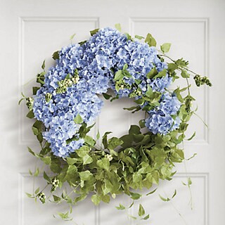 Haley Hydrangea Wreath, 26" | Grandin Road | Grandin Road