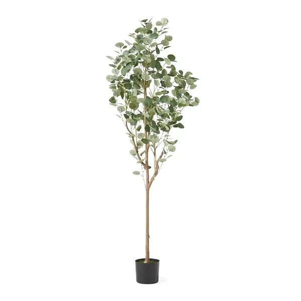 Adair 5' x 2' Artificial Eucalyptus Tree by Christopher Knight Home - 6' x 2.5' | Bed Bath & Beyond