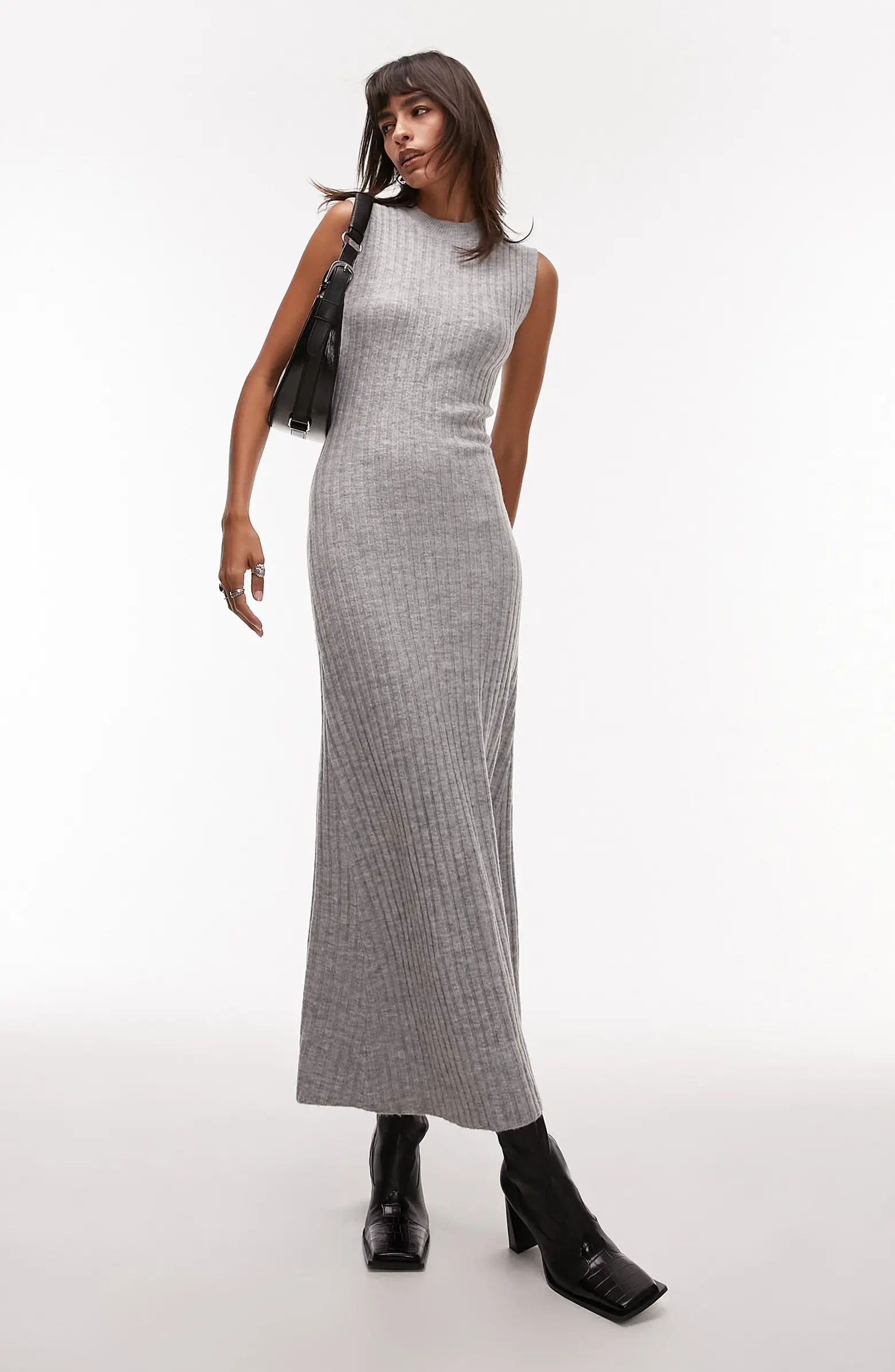 Sleeveless Rib Sweater Dress | Nordstrom