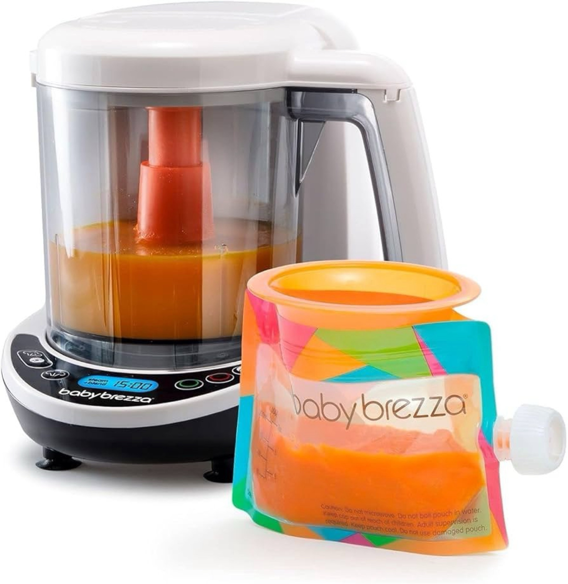 Homemade baby food blender, just add vegetables and fruits hit STEAM&BLEND and it’s done in 15-20min