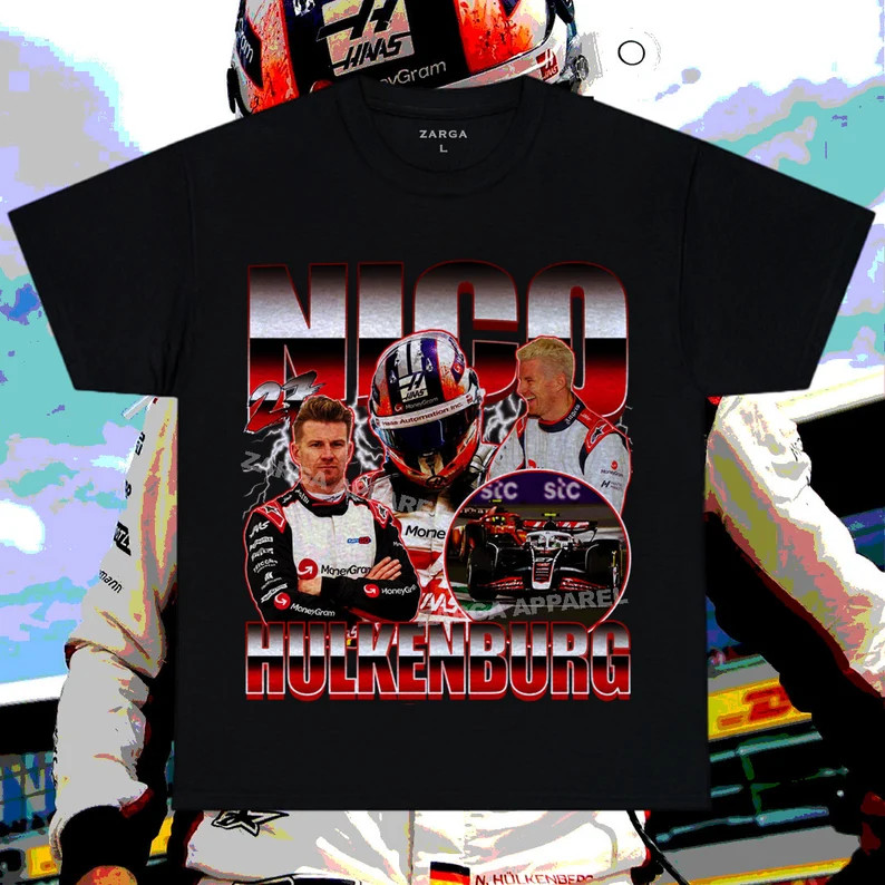 Nico Hulkenberg Haas F1 Formula 1 merch graphic bootleg homage T-Shirt Tee | Etsy (US)