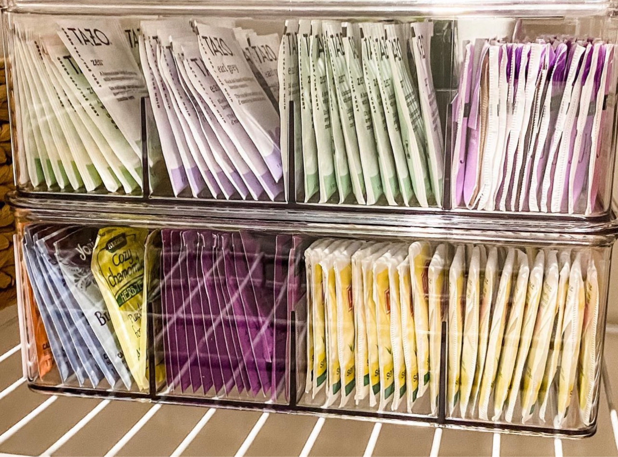 Organized Tea Collection

#teabags #tea #beverage #homeorganization #momease #mom_ease #amazon #thecontainerstore #idesign #mdesign

#LTKhome #LTKunder50 #LTKFind