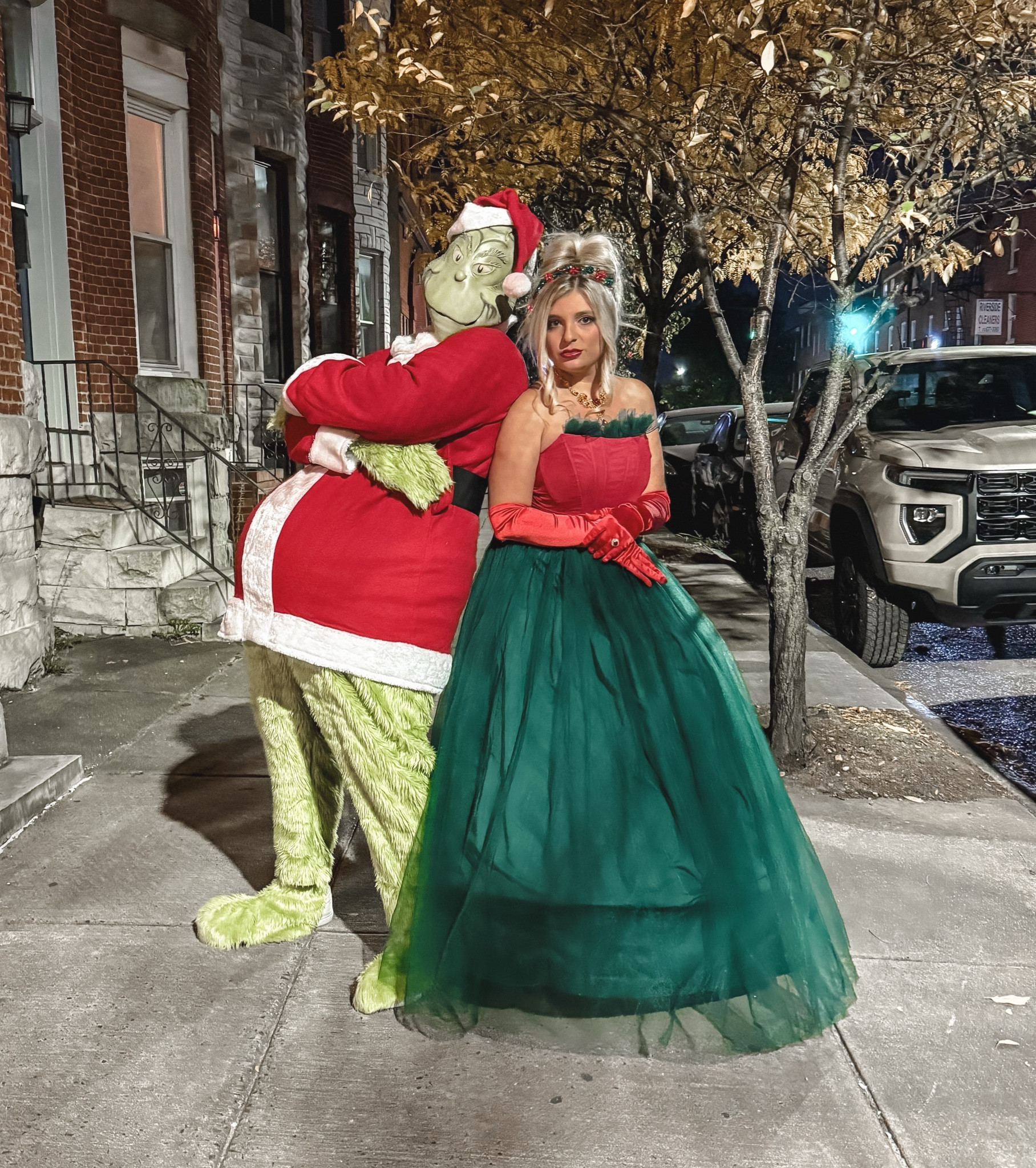 Merry Christmas Mr Grinch💚

Halloween couple costume
Martha may 
The grinch
Christmas time
Santa 

#LTKMens #LTKSeasonal #LTKFamily