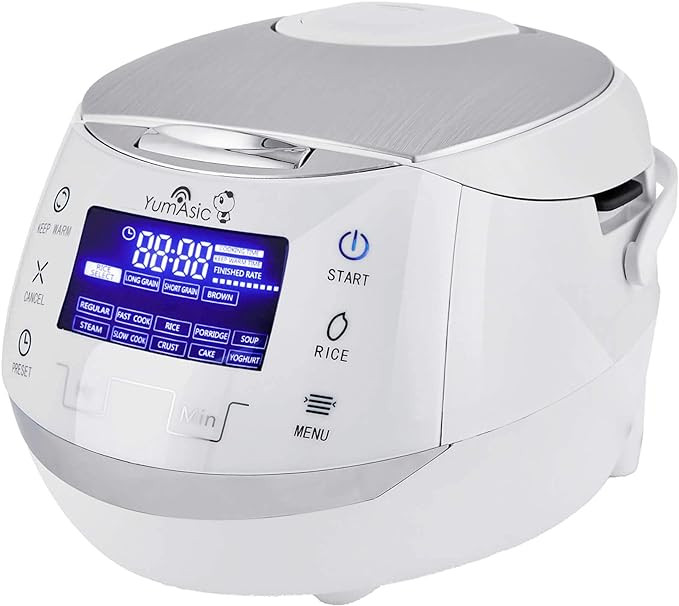 Yum Asia Sakura Rice Cooker with Ceramic Bowl and Advanced Fuzzy Logic (8 Cup, 1.5 Litre) 6 Rice ... | Amazon (US)