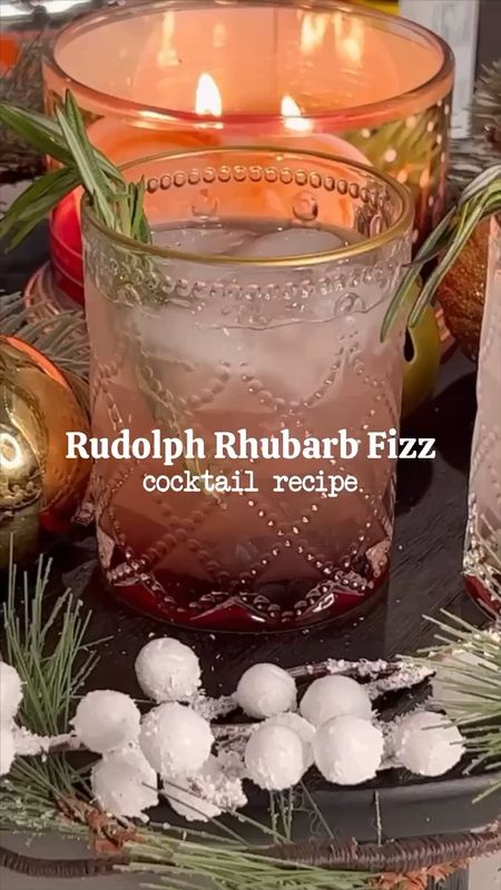 Our Rudolph rhubarb fizz cocktail was a hit on IG! Check out some beautiful drink glasses similar to these below 🤍🦌 cheers!

#LTKhome #LTKparties #LTKHoliday