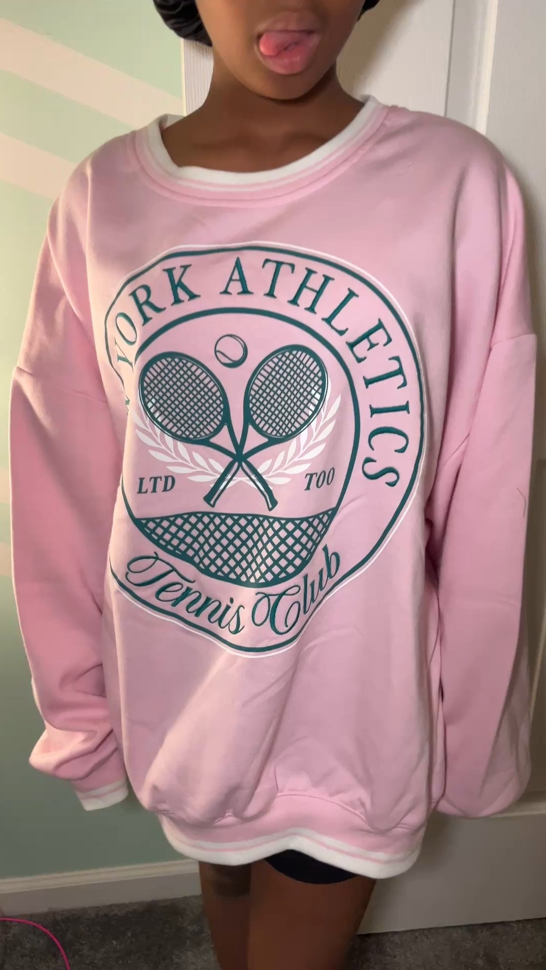 Justice sweatshirt from Sam’s Club