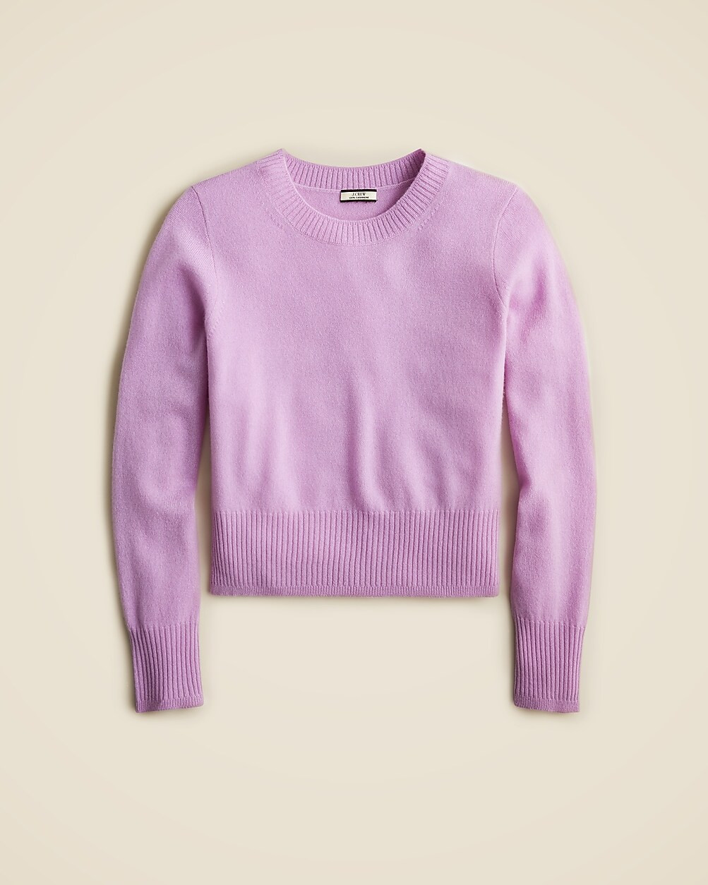 Cashmere shrunken crewneck sweater | J. Crew US