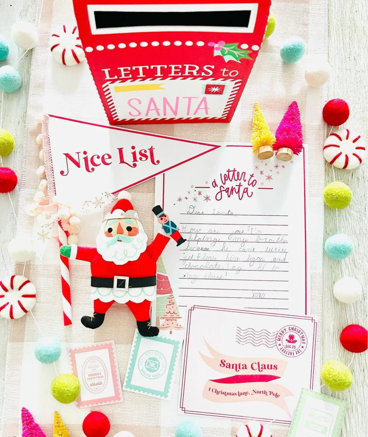 Letter to Santa Kit | Printable Bundle | The Letter Vee