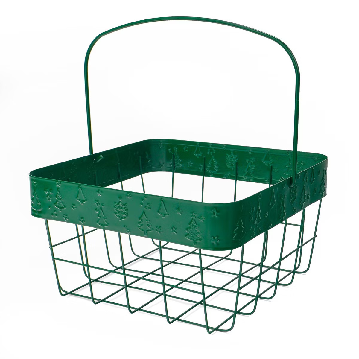 Wire Basket with Handle Green - Bullseye's Playground™ | Target