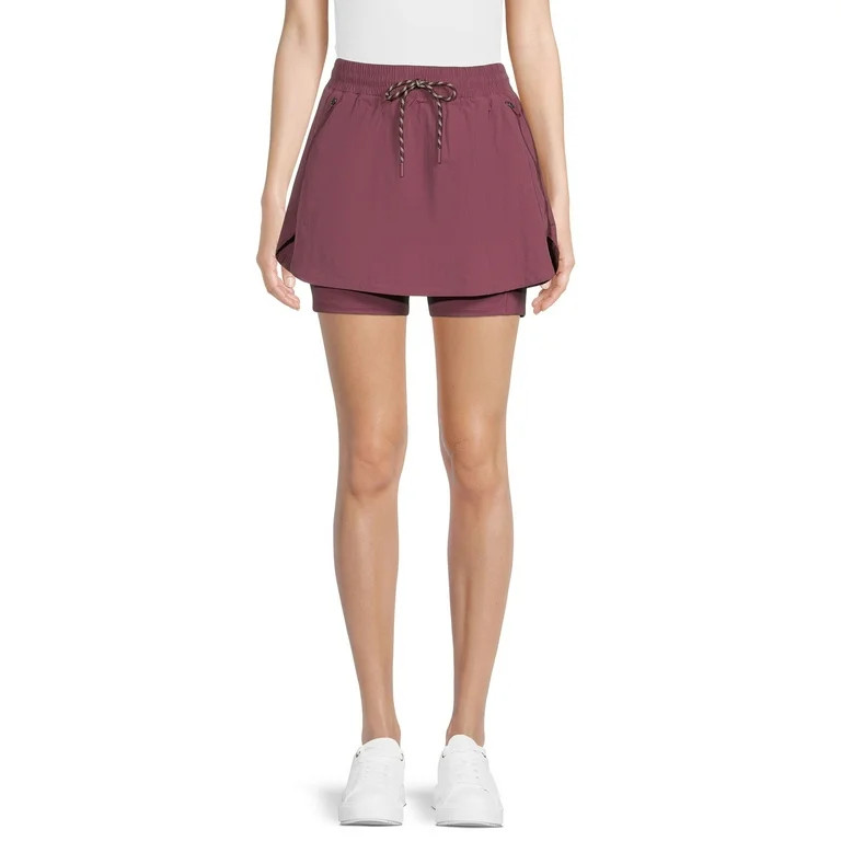 Avia Women's Hiking Skort With Drawstring | Walmart (US)