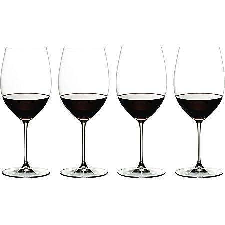 Amazon.com: Riedel 00 Collection 001 Red Wine Glasses, 4 Count (Pack of 1), Clear : Home & Kitche... | Amazon (US)