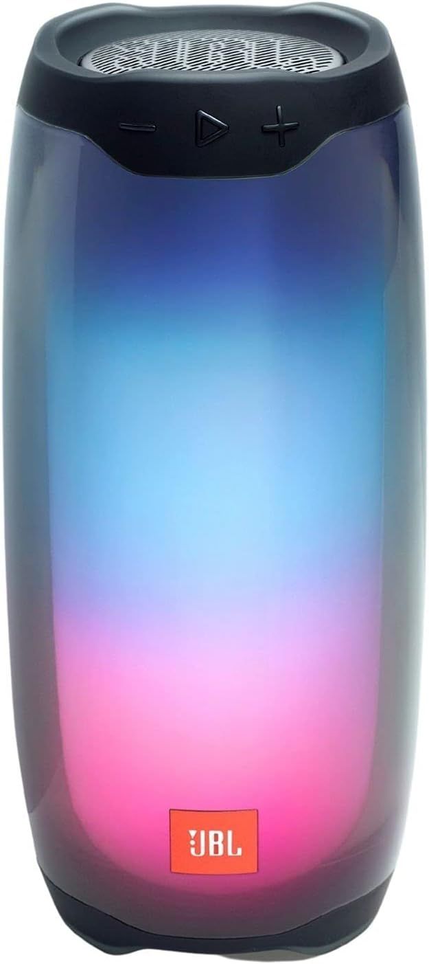 JBL Pulse 4 - Waterproof Portable Bluetooth Speaker with Light Show - Black | Amazon (US)