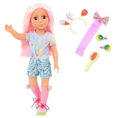 Glitter Girls Poseable Doll with Colored Hair & Accessories - Nixie | Target