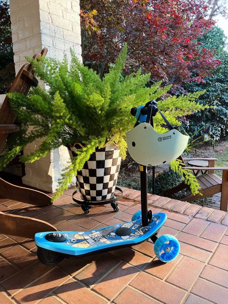 Knocked it out of the park with this gift for Hudson! Electric skateboard/scooter. It took him a few hours to get the hang of it and he is 4. 

#LTKHoliday #LTKkids #LTKGiftGuide
