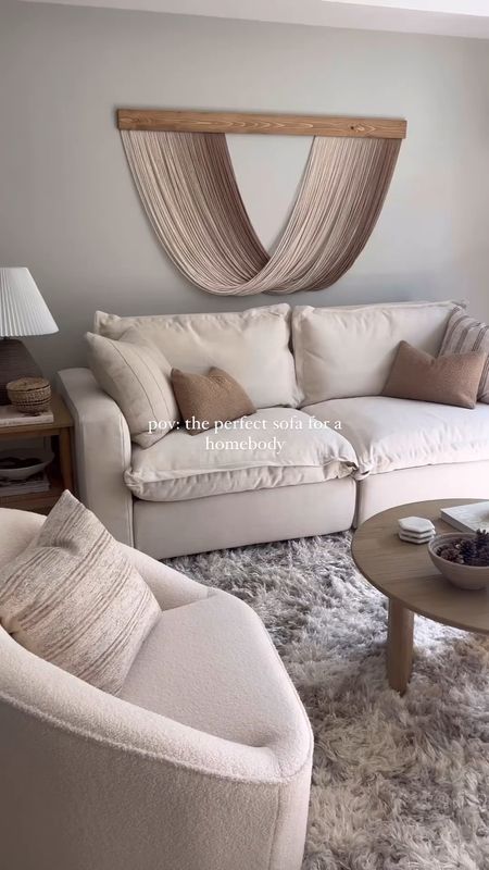SALE: the perfect sofa for a homebody! It reclines, is so cozy, spill resistant and has usb ports to charge! 

Sofa, white sofa, fiber art, boho art, area rug, lamp, accent chair, end table #LTKhome

#LTKHome #LTKSaleAlert #LTKVideo