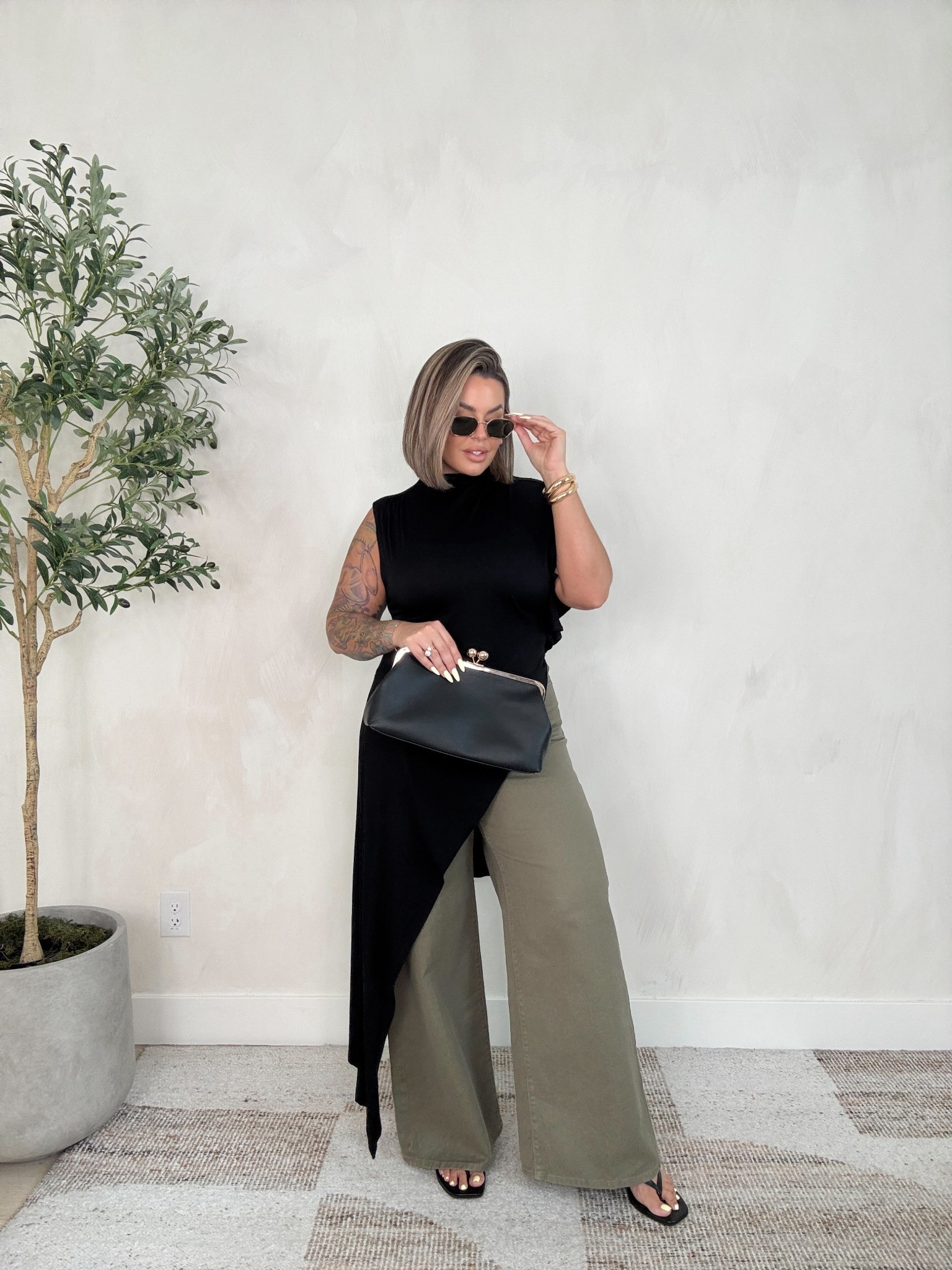 Top L
Jeans 31 long 
Use code shayna15 on Miranda Frye to save $ on earrings 
#zara #abercrombie 

#LTKMidsize