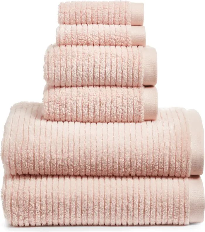 6-Piece Hydro Organic Cotton Blend Bath Towel, Hand Towel & Washcloth Set | Nordstrom