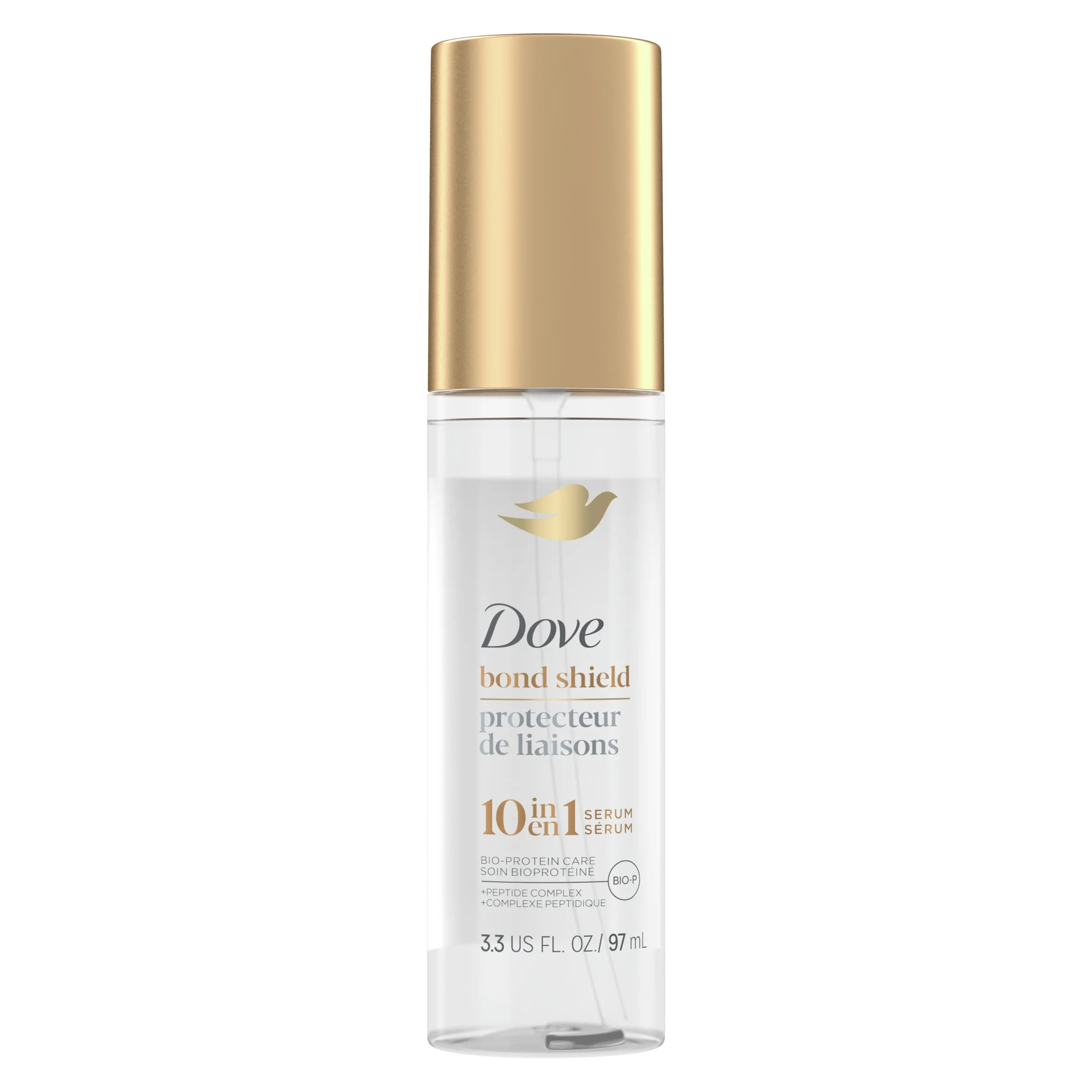 Dove Bond Shield 10-in-1 Women's Serum Nourishing Damaged Hair with Bio Protein Care, 3.3 oz - Wa... | Walmart (US)