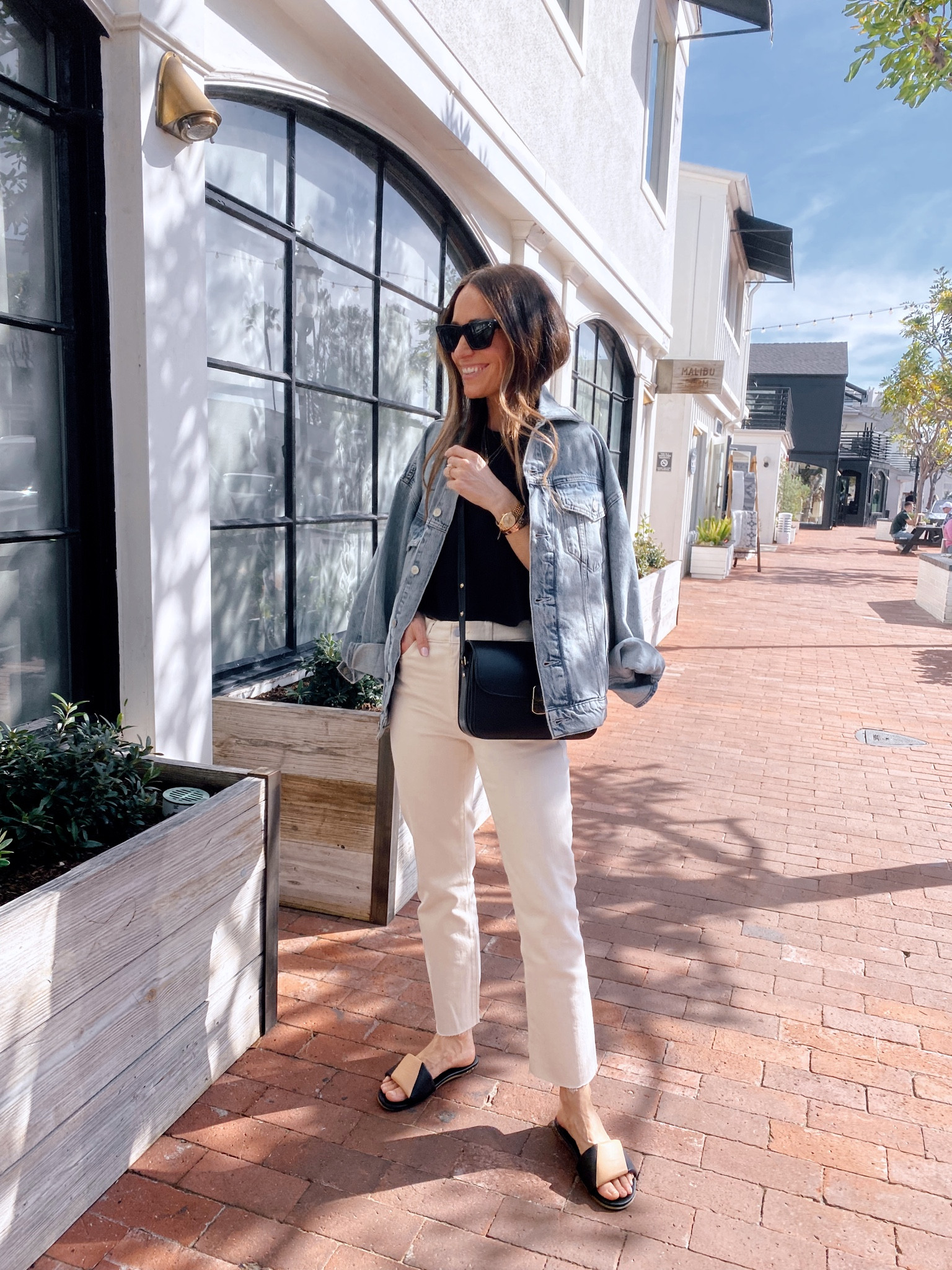 Today’s outfit 
Cream jeans run small, I went up one size- they’re 20% off until 2/14
100% cotton crop tee 
Two toned sandals (I’m a 6.5 wearing a 7) 

#LTKstyletip #LTKsalealert