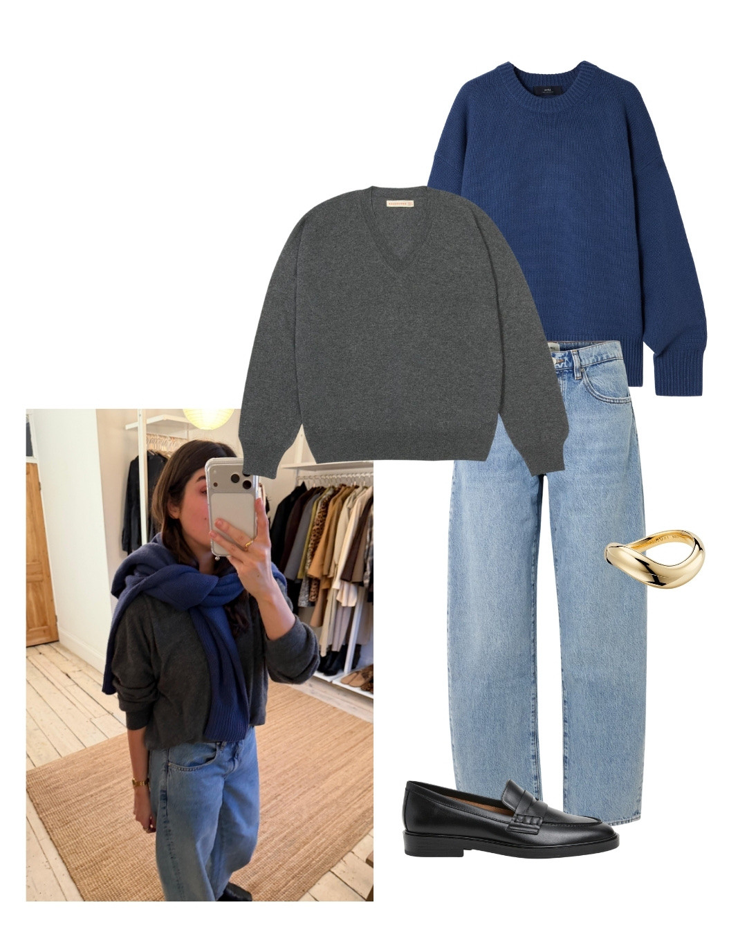 All about the knitwear in winter, and these & Daghter Tahra and Arch4 jumpers are some of my favourites. Styled with Le Monde Beryl Penny Loafers, similar linked below 

 #LTKwinter #LTKstyletip