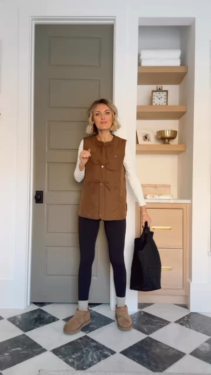 Love this casual winter look! Wearing size S/4!

Loverly Grey, winter outfit, weekend outfit, Amazon finds, vest, long sleeve tee, winter travel outfit 

#LTKStyleTip #LTKSeasonal