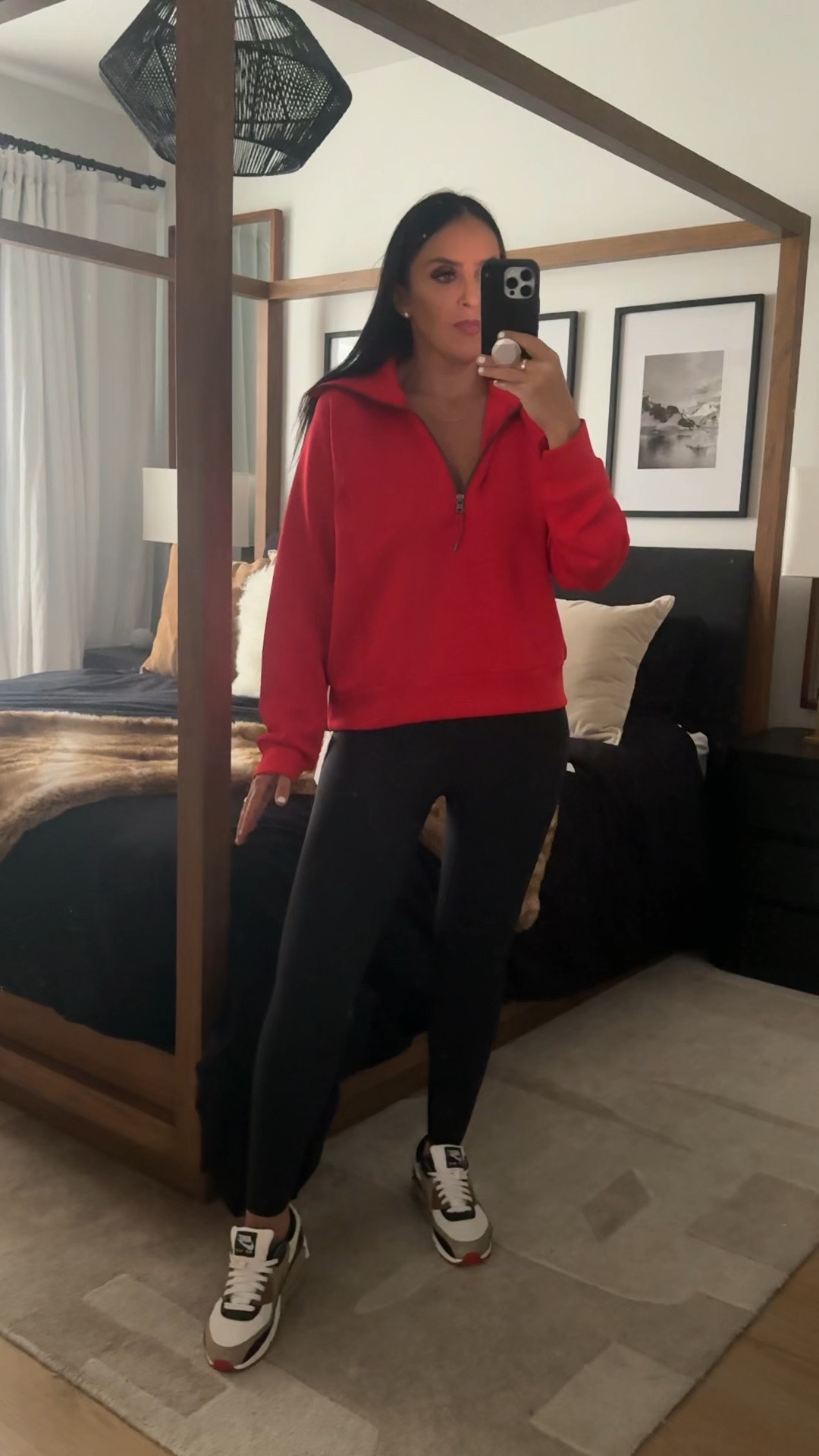 Half zip now $42 originally $128. Leggings now $63 originally $128 add to cart