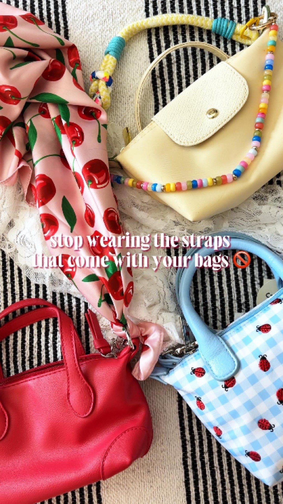 Viral Crossbody Bag Styling Hack & Colorful Straps

Stop wearing the basic straps that come with your bags! 🛑 I’m showing you the easiest way to level up your favorite crossbody bags using colorful patterned straps and silk scarves. This simple swap instantly turns a 'beige' outfit into a 'Making Basics Bright' statement. These are my go-to affordable accessories for refreshing your spring wardrobe and adding a boho touch to any look! 🌈✨

#LTKfashion #BagHacks #StyleInspo #BrightsNotBeige #SpringOOTD

Handbag styling hacks, Crossbody bag strap replacement, Colorful bag accessories, Boho chic spring fashion, Affordable luxury bag hack, LTK fashion creator 2026, Spring outfit inspiration.