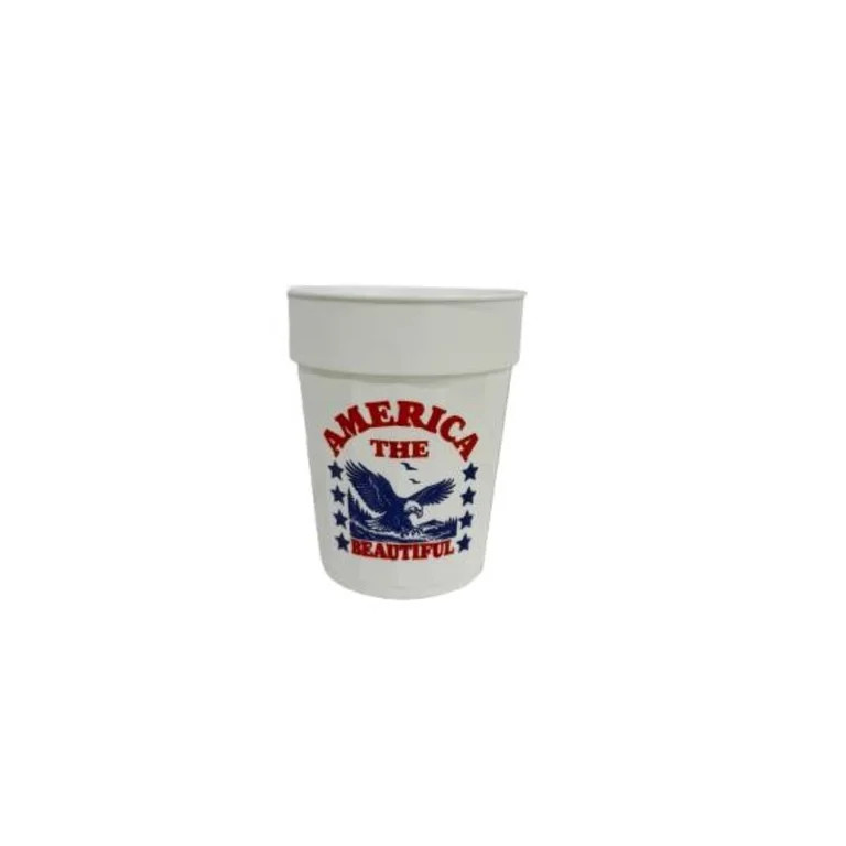 America the Beautiful Plastic Cup, Red/White/Blue, 22 oz, Patriotic by Way To Celebrate | Walmart (US)