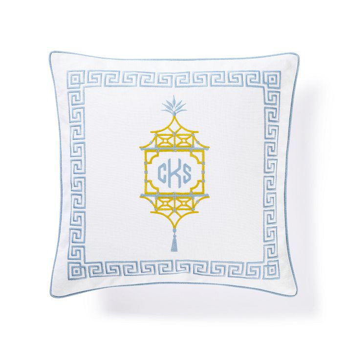 Bespoke Embroidered Pillow | Mark and Graham