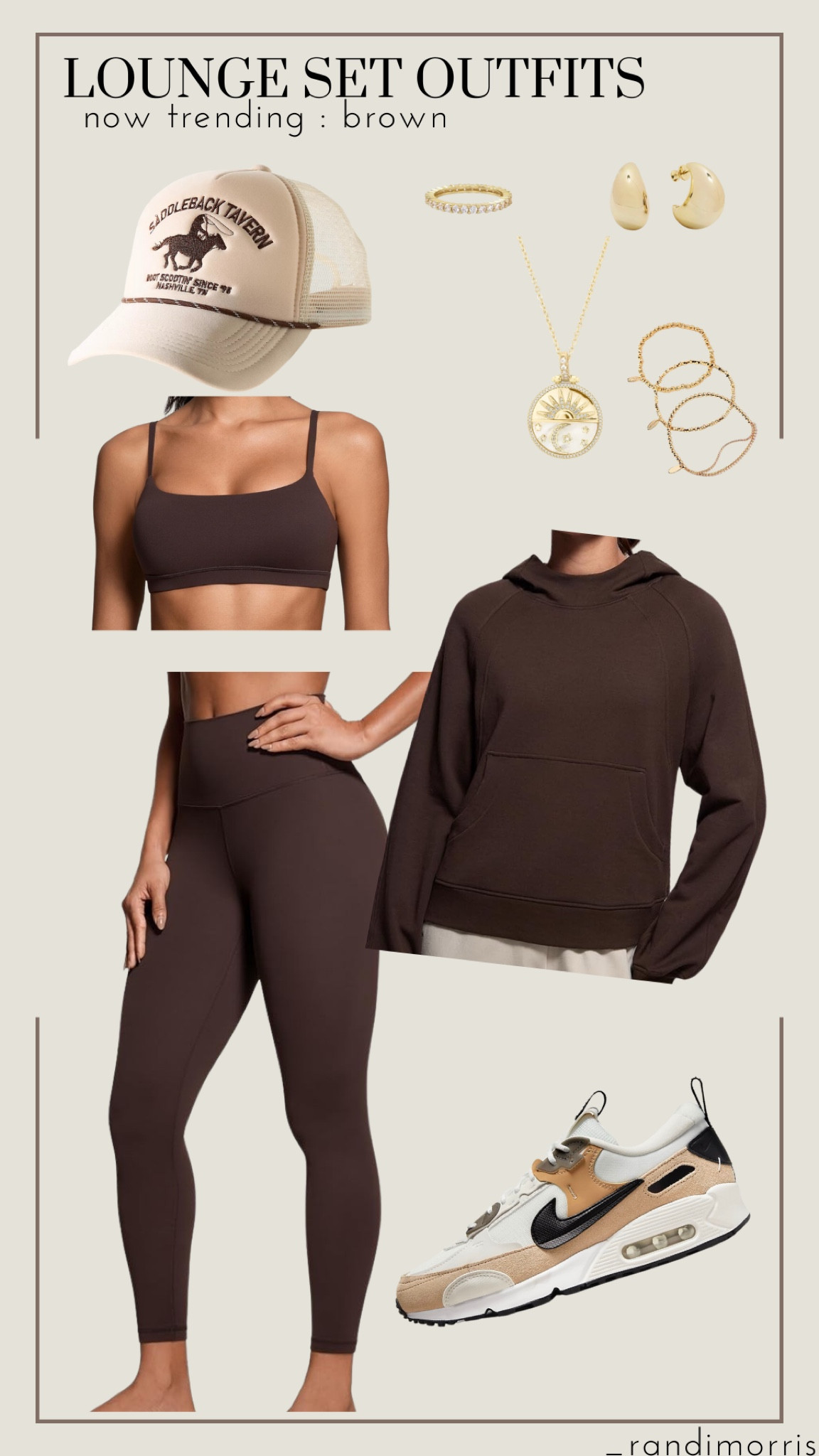 Lounge set outfit ,, monochromatic wardrobe ,, trending brown 

#LTKStyleTip #LTKActive #LTKFindsUnder100