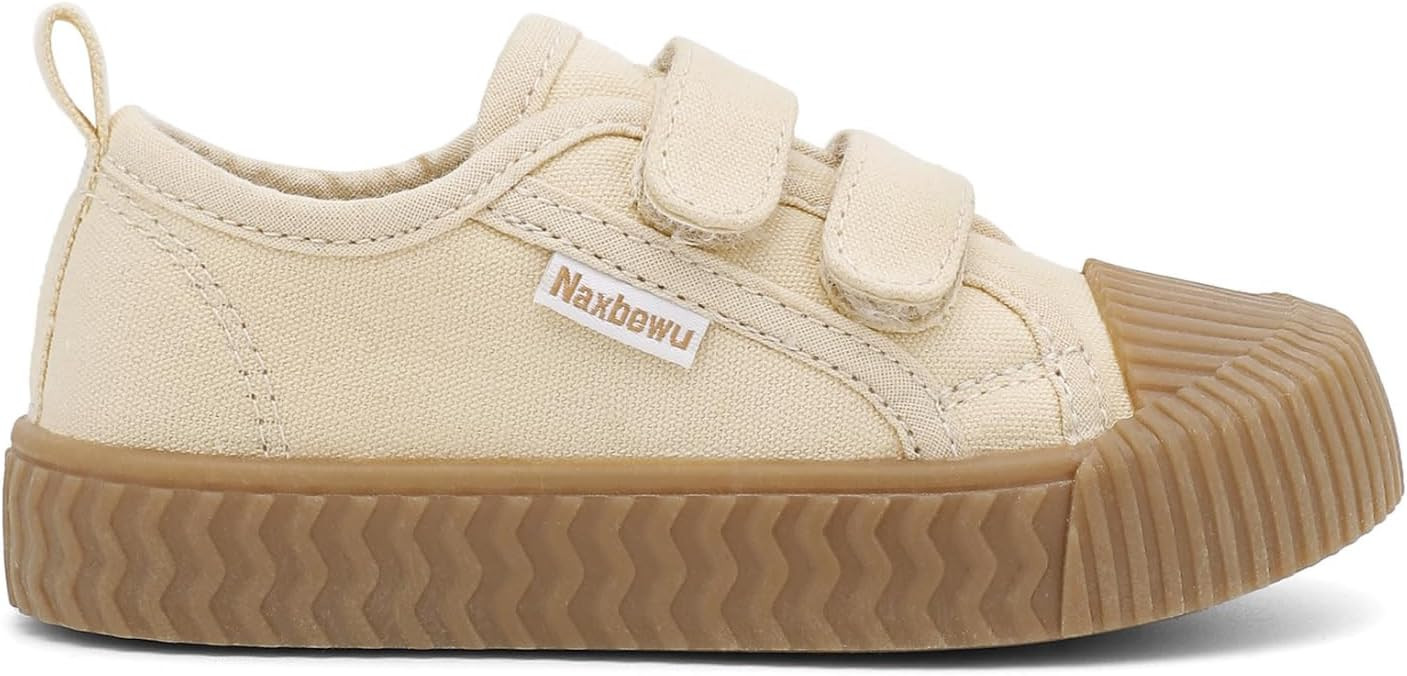 Toddler Boys & Girls Sneaker Adjustable Slip On Canvas Hook and Loops Walking Shoes | Amazon (US)