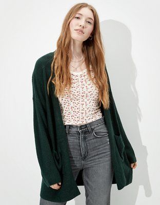 AE Oversized Cardigan | American Eagle Outfitters (US & CA)