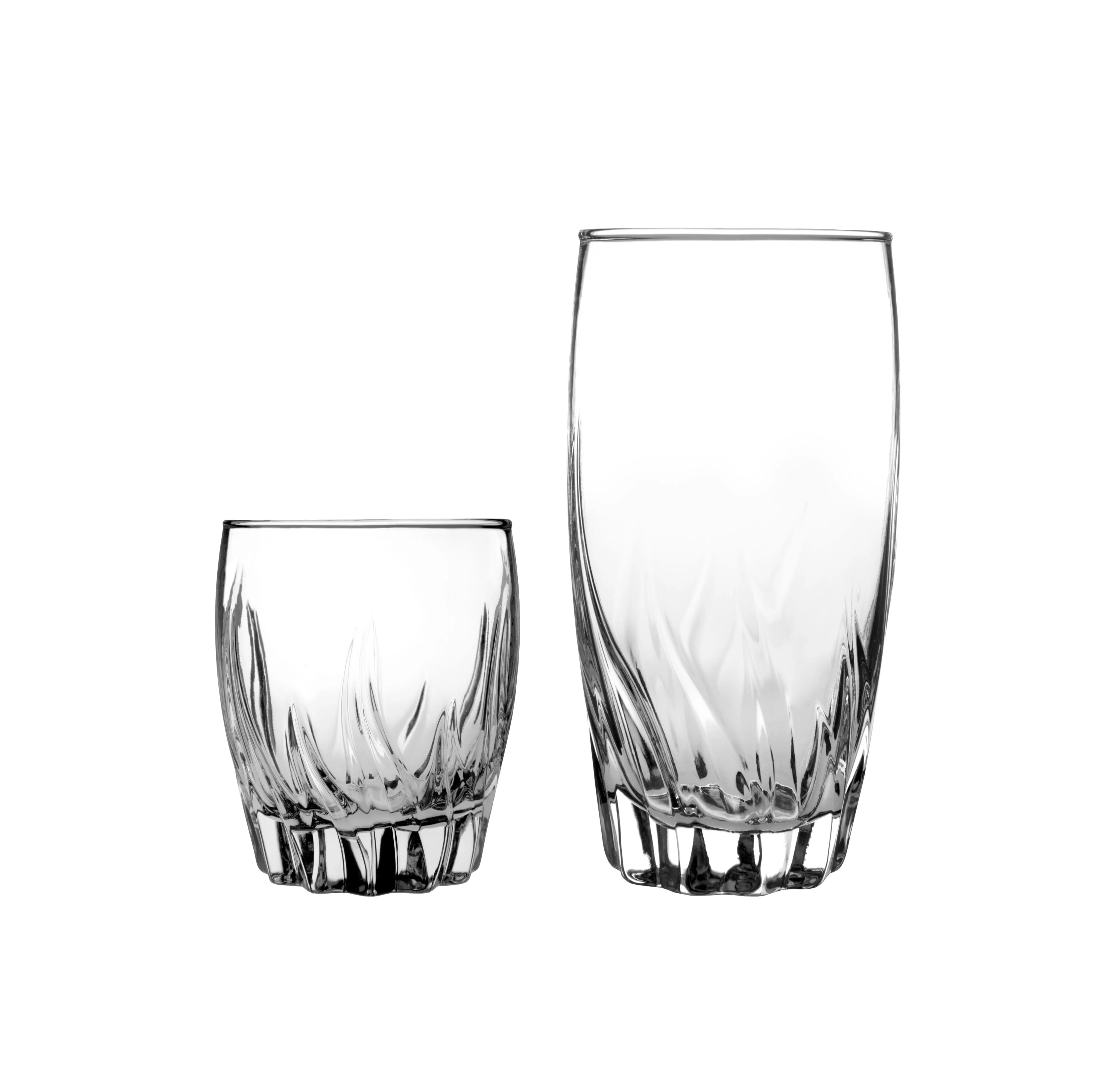 Mainstays 16 Piece Radiant Clear Drinkware | Walmart (US)