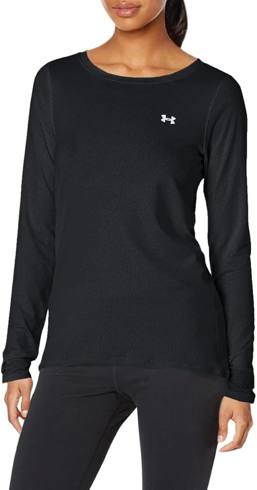 Under Armour Women's HeatGear Long-Sleeve T-Shirt | Amazon (US)