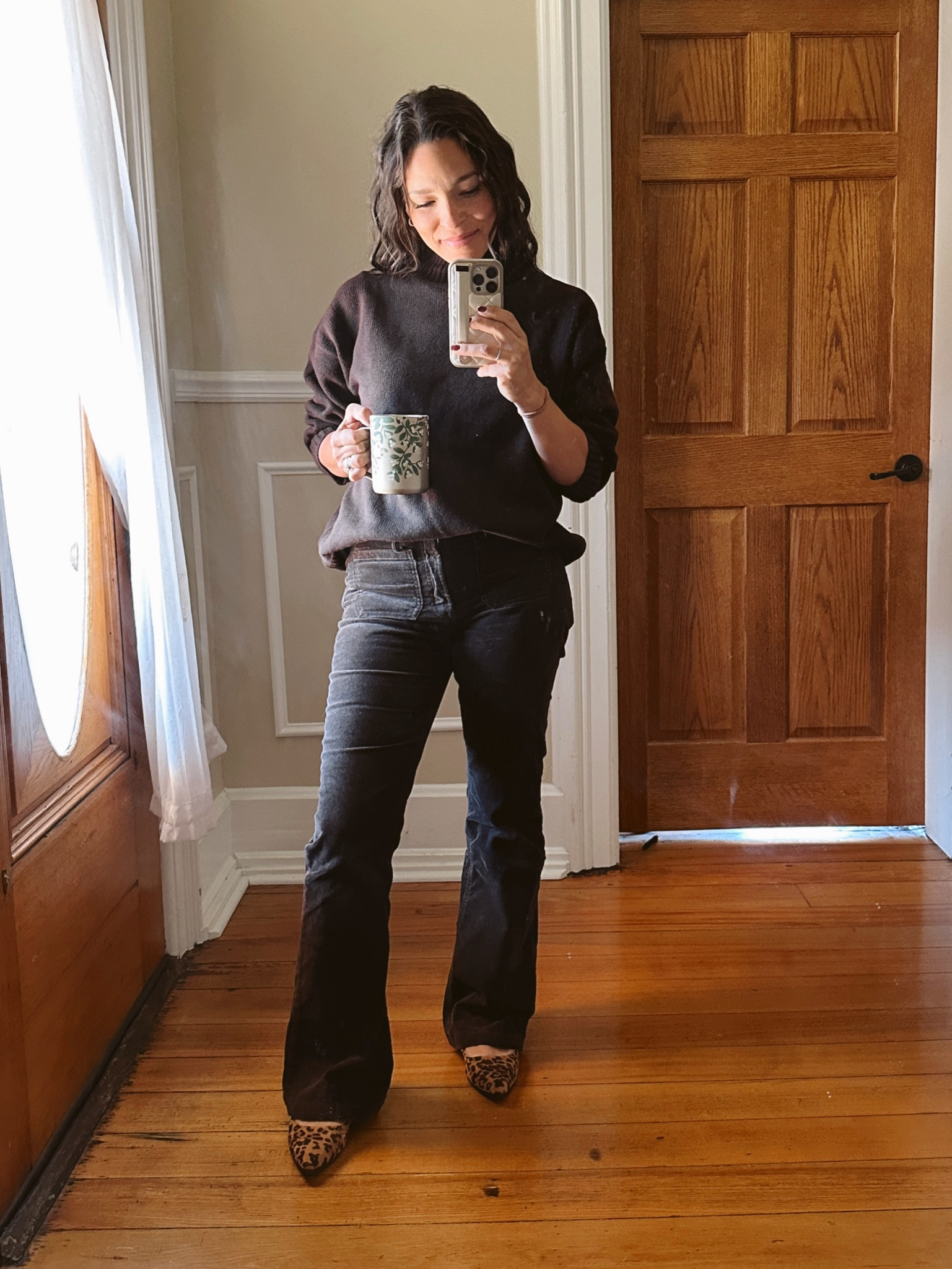 Dark brown cozy layers from @gap

Pants: Wearing the short length that go well with flats (I’m size 5’5”)

#fallcapsule

#LTKSeasonal #LTKFindsUnder50 #LTKSaleAlert
