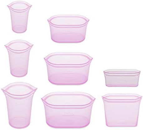 Reusable Silicone Food Containers | Zip Top | Made in USA | Kids and Adults | Microwave, Dishwash... | Amazon (US)
