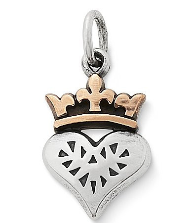 James Avery Queen of My Heart Charm - Sterling Bronze | Dillard's